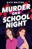 Book cover for "Murder on a school night"